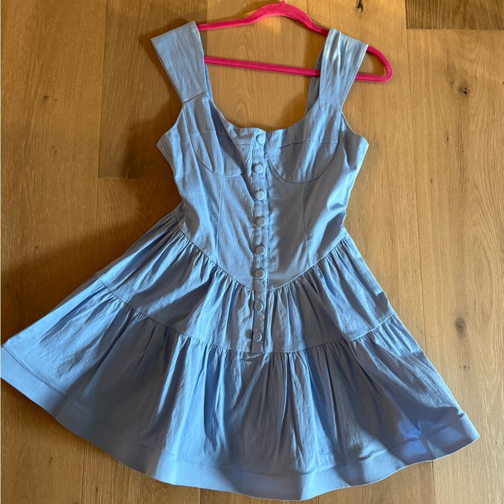 The Vintage Shop Blue Mini Dress